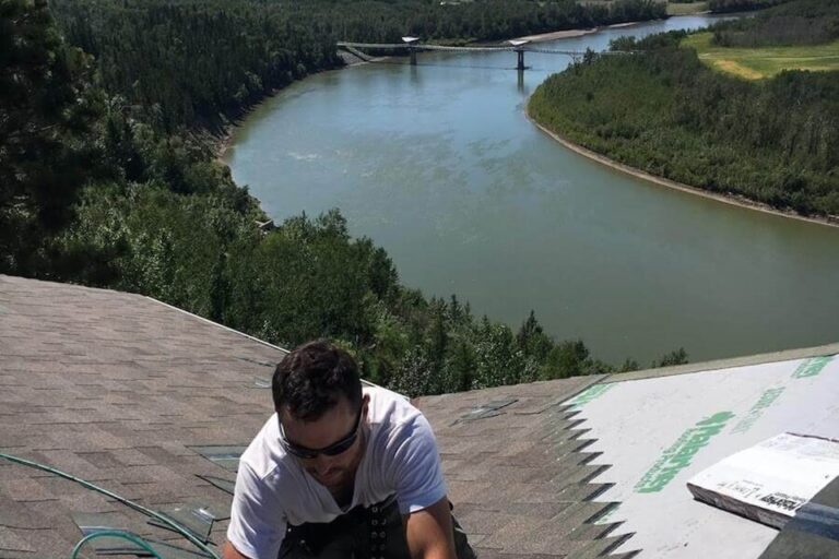 residential-asphalt-roof-replacement-skylight-valley-work