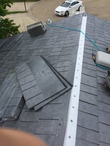 Safe Roofing Photo: full-sized Euroshield panels
